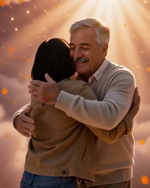 Video meme Hug in Heaven con IA hecho en Remake Your Meme