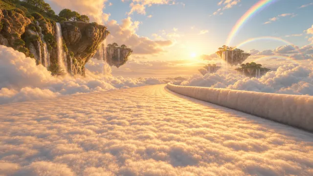 Crazy Frog AI video generator background: Cloud kingdom
